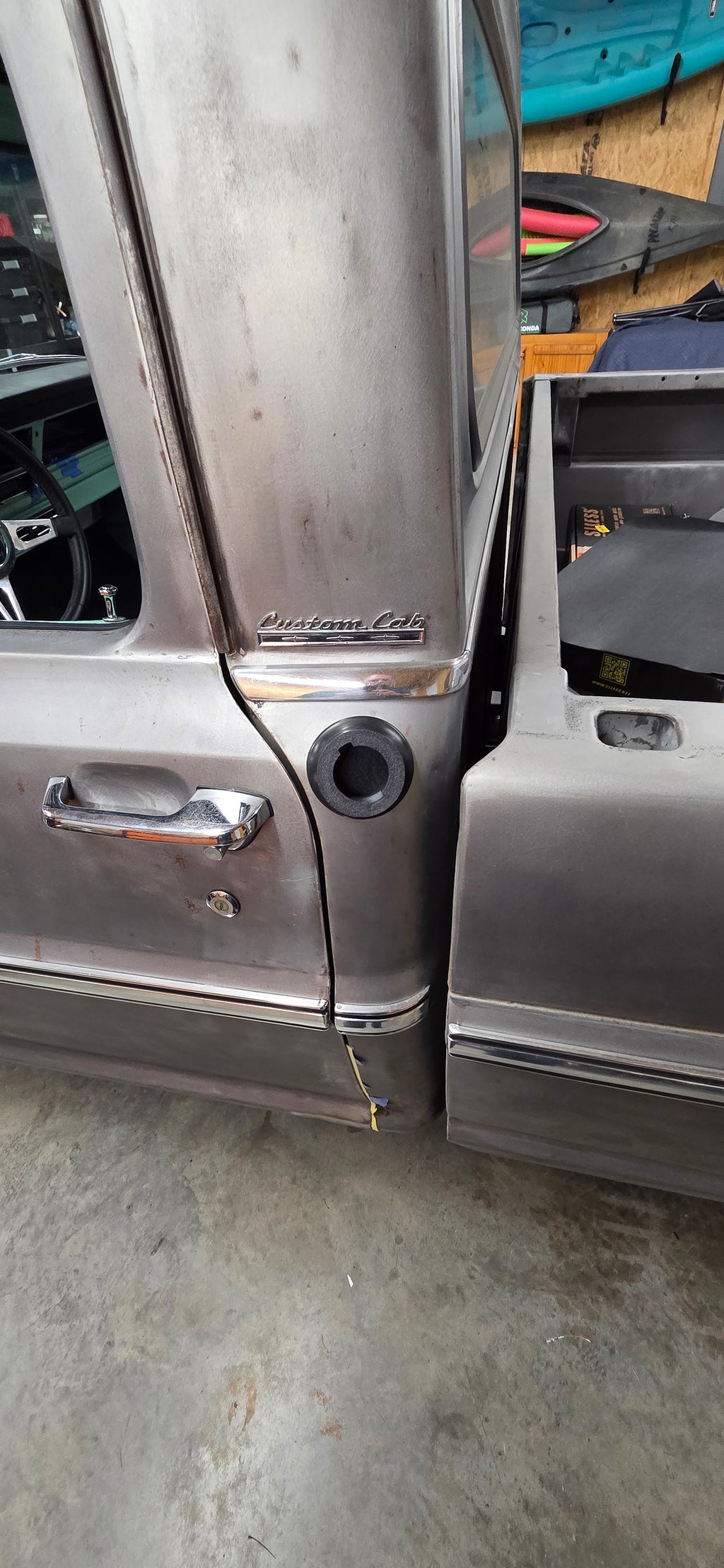 1956–1972 Ford F-Series Cab Gas Tank Delete Plug | Interior Filler Hole Cover |