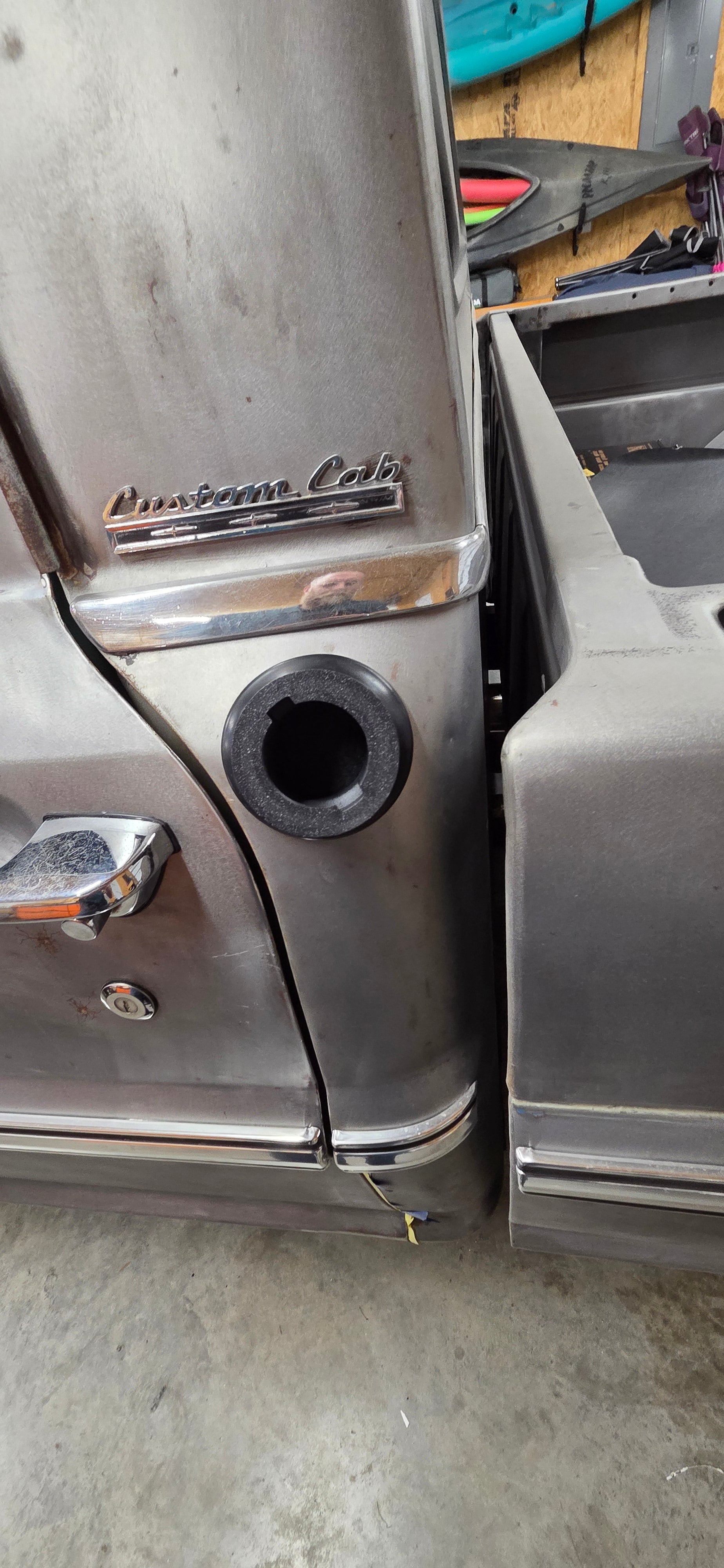 1956–1972 Ford F-Series Cab Gas Tank Delete Plug | Interior Filler Hole Cover |