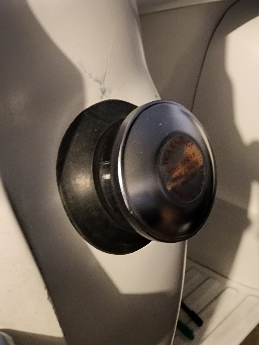 Gas Tank Hole Cover Fits Original Gas Cap & Grommet  Made for 1967-1972 Chevy C10 GMC Black ASA