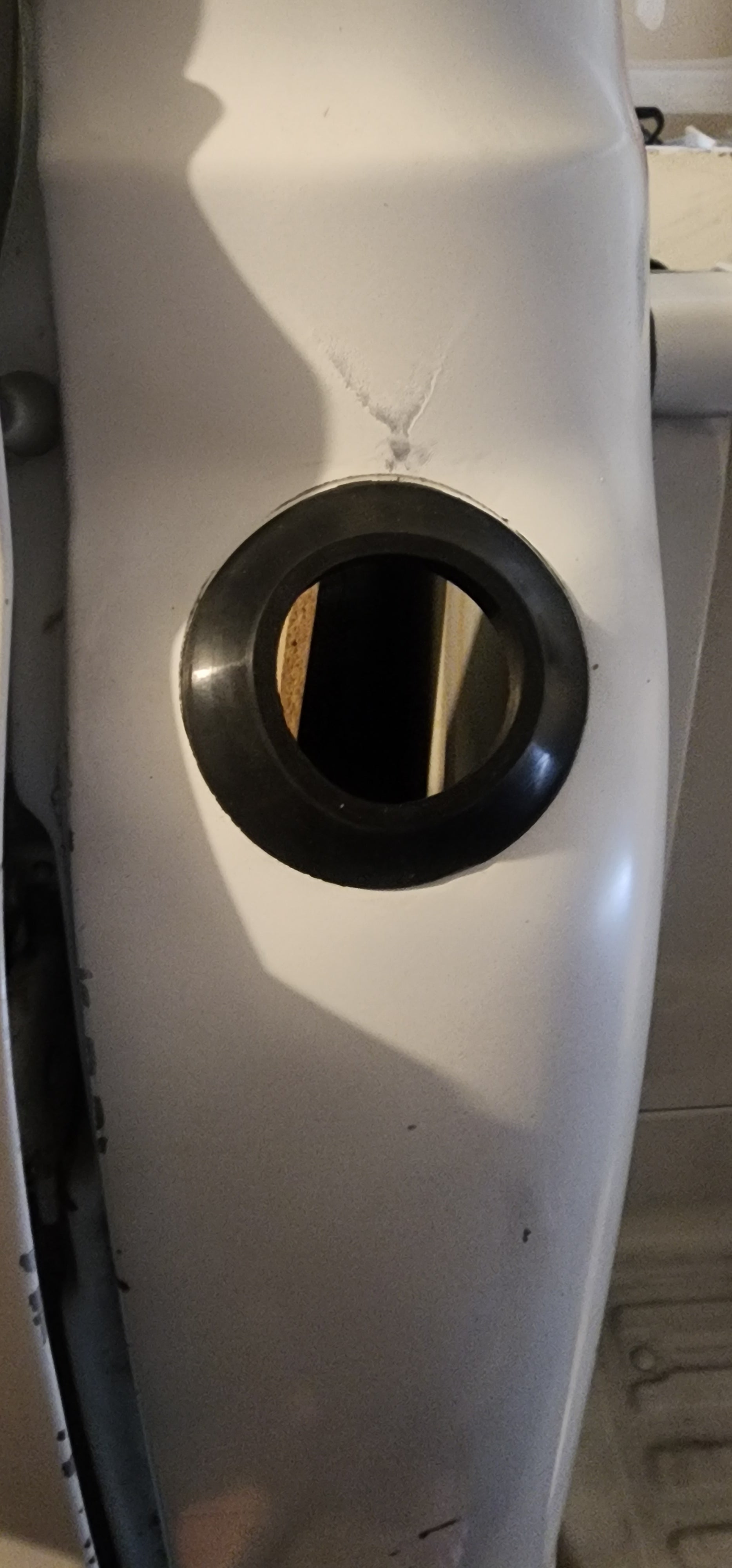 Gas Tank Hole Cover Fits Original Gas Cap & Grommet  Made for 1967-1972 Chevy C10 GMC Black ASA