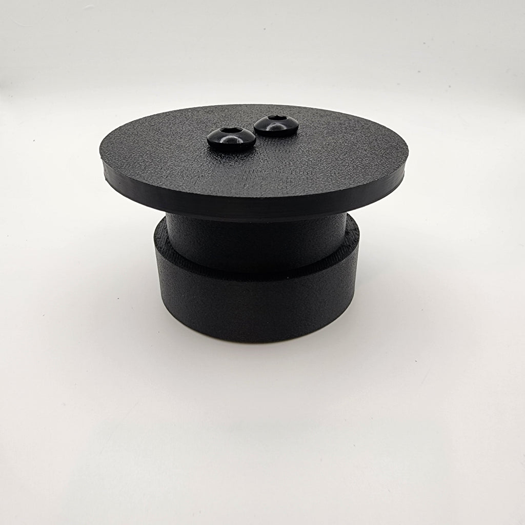 Gas Tank Hole Cover Fits Original Gas Cap & Grommet  Made for 1967-1972 Chevy C10 GMC Black ASA