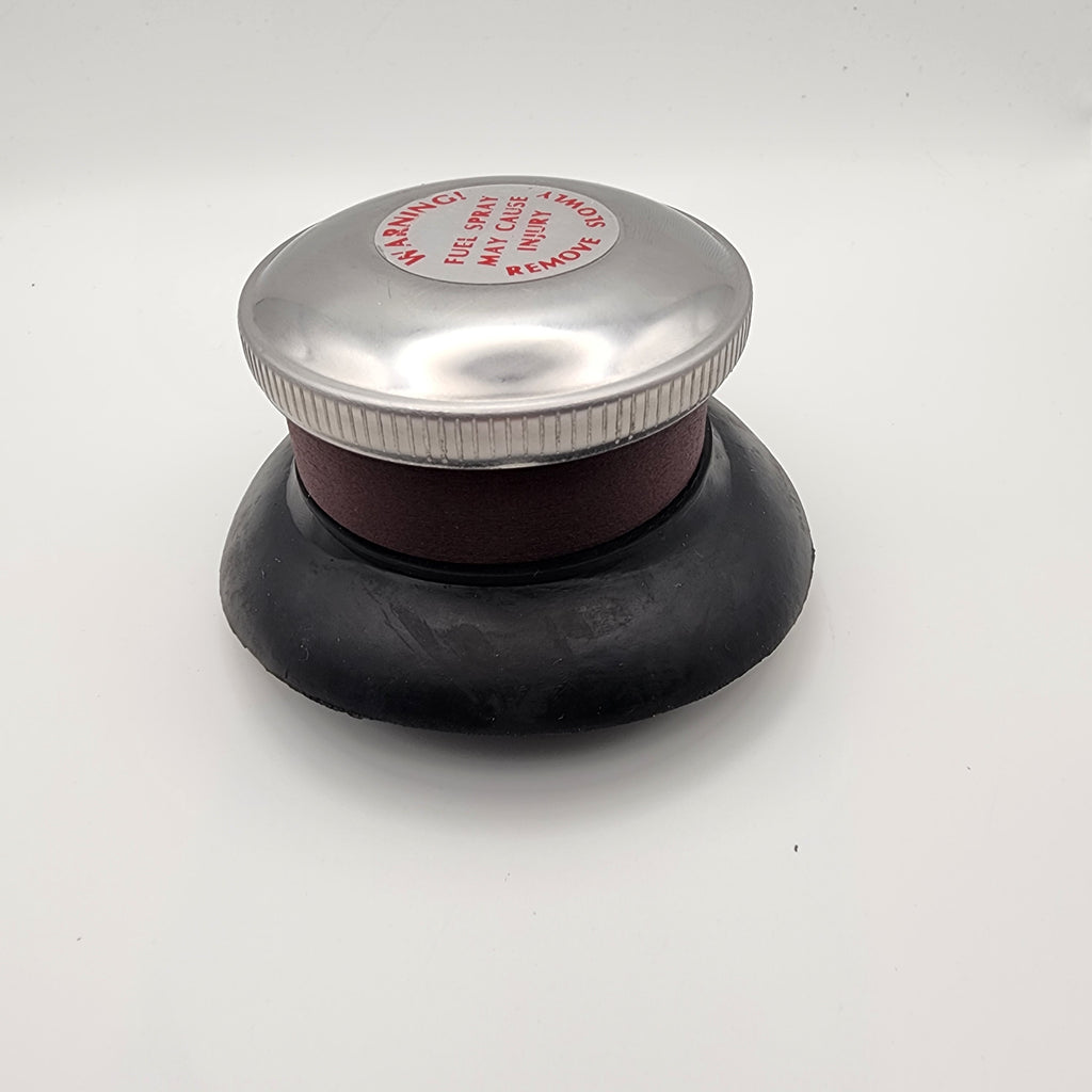 Gas Tank Hole Cover Fits Original Gas Cap & Grommet  Made for 1967-1972 Chevy C10 GMC Black ASA